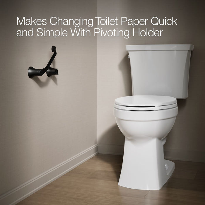 KOHLER K-27397 Simplice Pivoting toilet paper holder