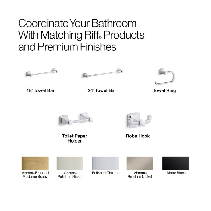 KOHLER K-27410 Riff 24" towel bar