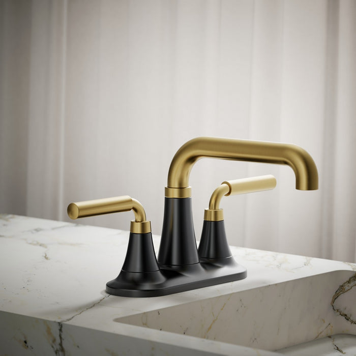 KOHLER K-27414-4 Tone Centerset bathroom sink faucet, 1.2 gpm