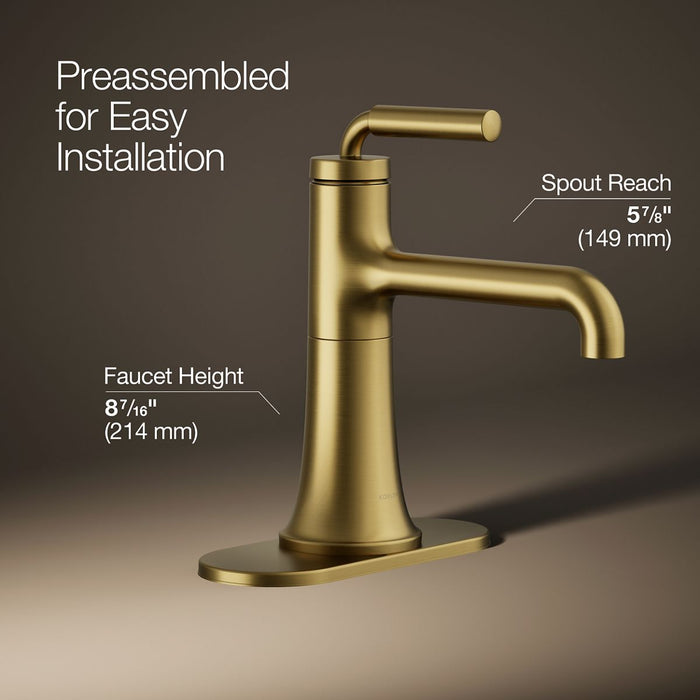 KOHLER K-27415-4K Tone Single-handle bathroom sink faucet, 1.0 gpm