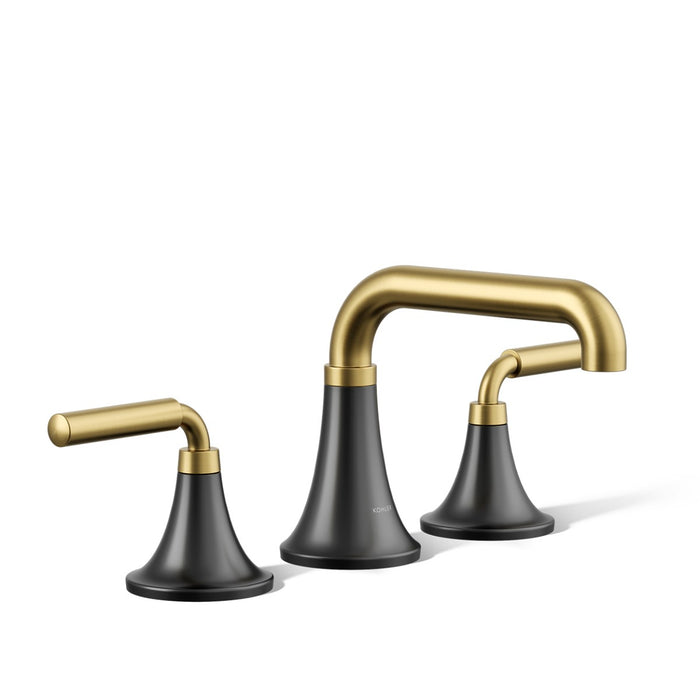 KOHLER K-27416-4 Tone Widespread bathroom sink faucet, 1.2 gpm
