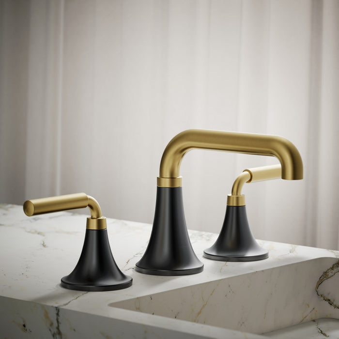 KOHLER K-27416-4N Tone Widespread bathroom sink faucet, 0.5 gpm