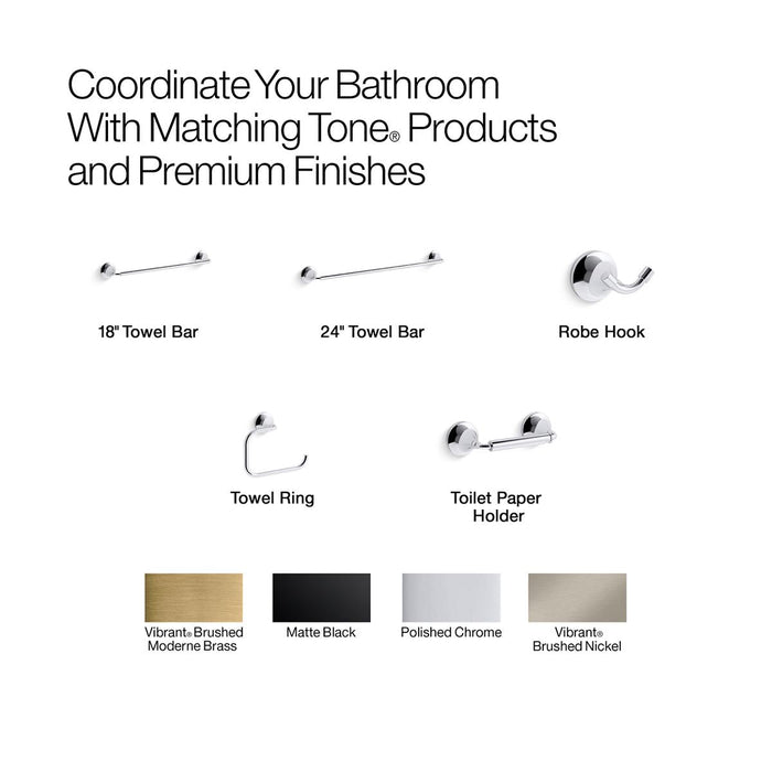 KOHLER K-27425 Tone 18" towel bar