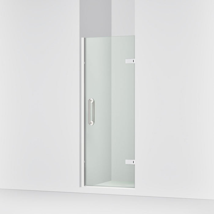 KOHLER K-27577-10L Components Frameless pivot shower door, 71-5/8" H x 27-5/8 - 28-3/8" W, with 3/8" thick Crystal Clear glass