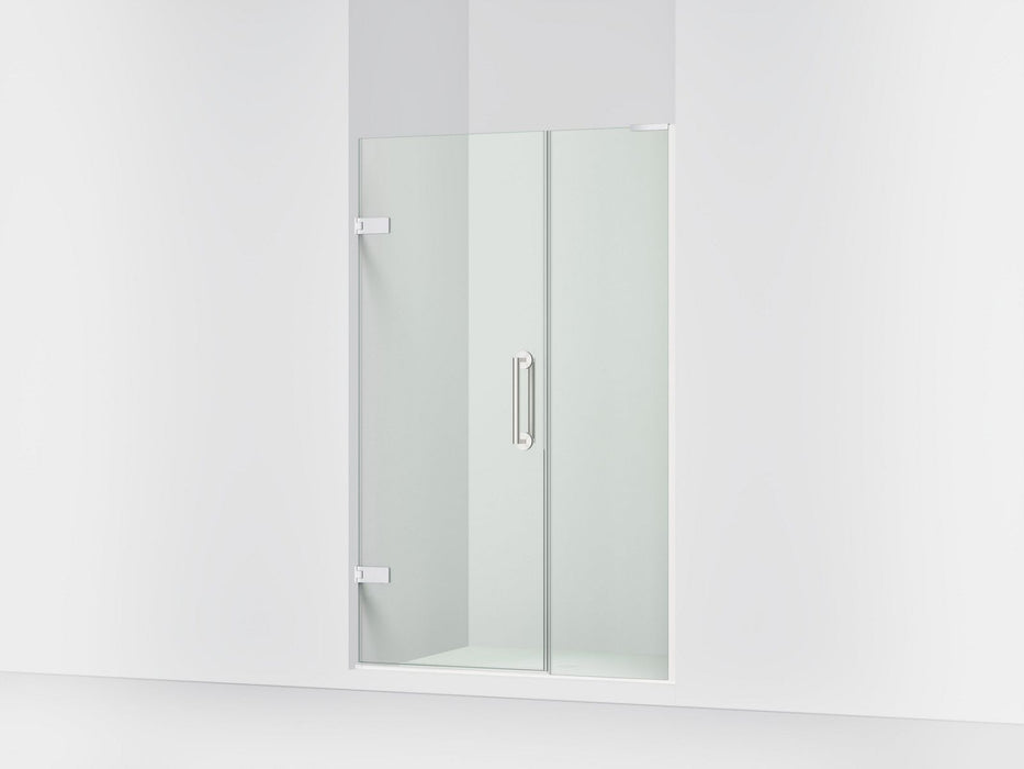 KOHLER K-27607-10L Components 71-3/4" H pivot shower door with 3/8"-thick glass