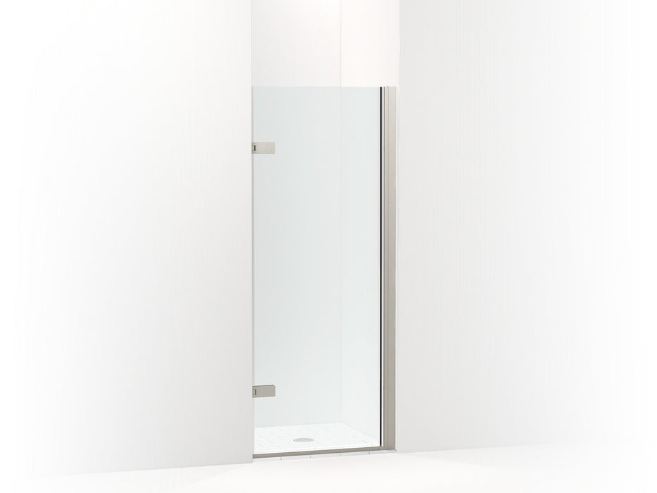 KOHLER K-27707-10L Composed 3/8" pivot door glass and hardware, no handle