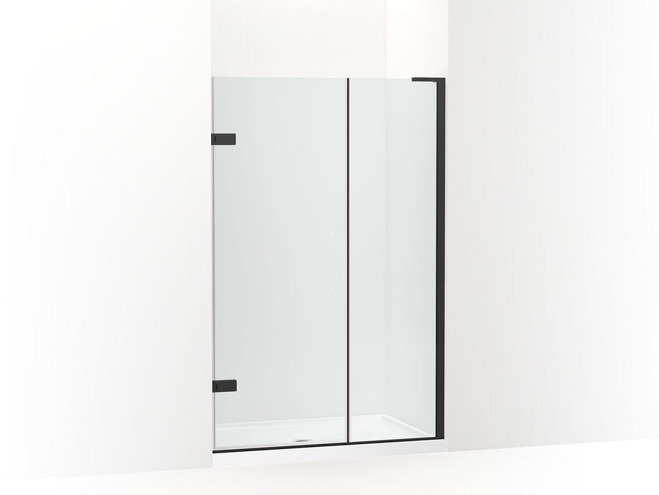 KOHLER K-27714-10L Composed 3/8" pivot door glass and hardware, no handle, matte black