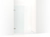 KOHLER K-27718-10L Composed 3/8" moving panel glass and hinges, vibrant brushed nickel