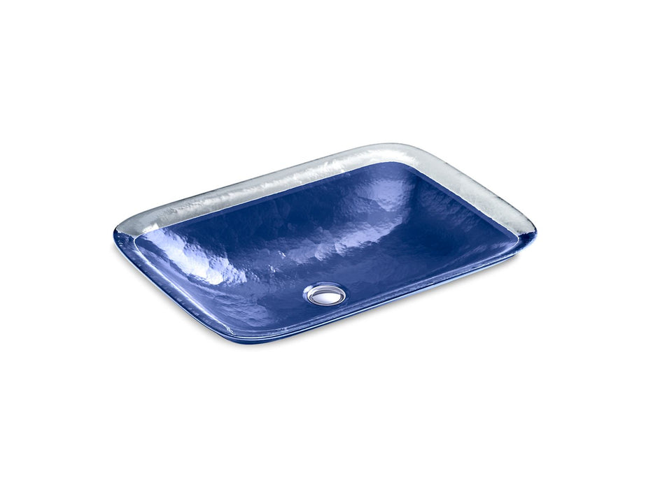 KOHLER K-2773-G6 Inia 20-3/4" rectangular drop-in bathroom sink, no overflow