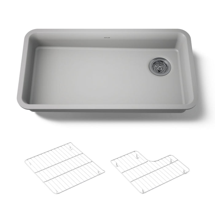 KOHLER K-27785 Cairn 33" undermount single-bowl kitchen sink