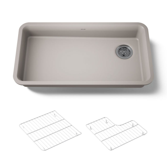 KOHLER K-27785 Cairn 33" undermount single-bowl kitchen sink