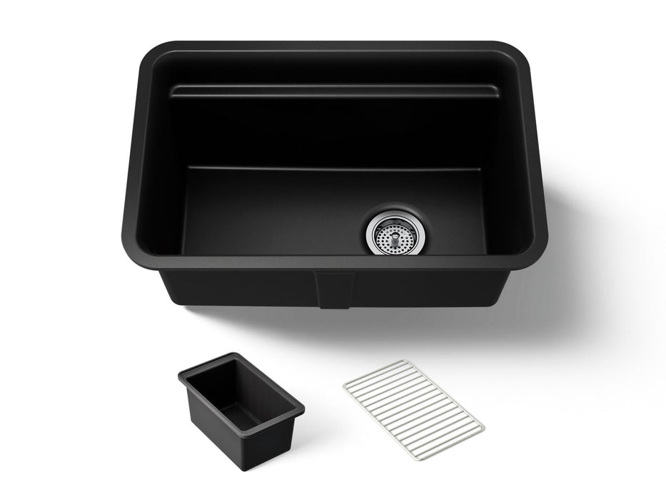 KOHLER K-27787 Cairn 27-1/2" undermount single-bowl utility sink