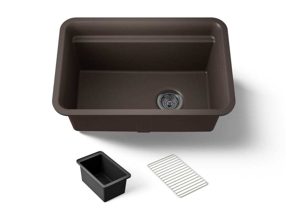 KOHLER K-27787 Cairn 27-1/2" undermount single-bowl utility sink