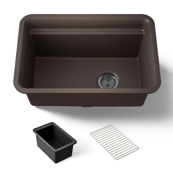 KOHLER K-27787 Cairn 27-1/2" undermount single-bowl utility sink
