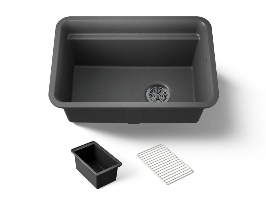 KOHLER K-27787 Cairn 27-1/2" undermount single-bowl utility sink