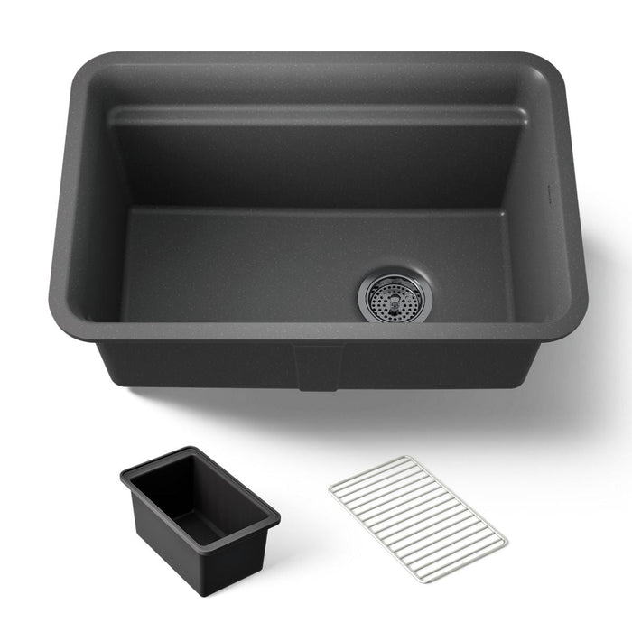 KOHLER K-27787 Cairn 27-1/2" undermount single-bowl utility sink