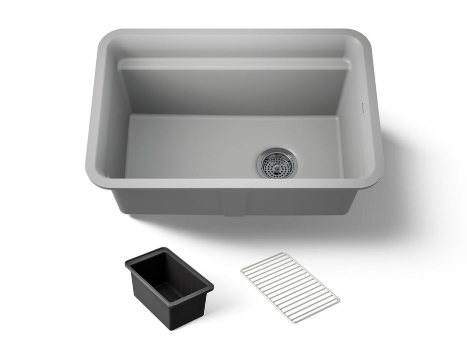 KOHLER K-27787 Cairn 27-1/2" undermount single-bowl utility sink