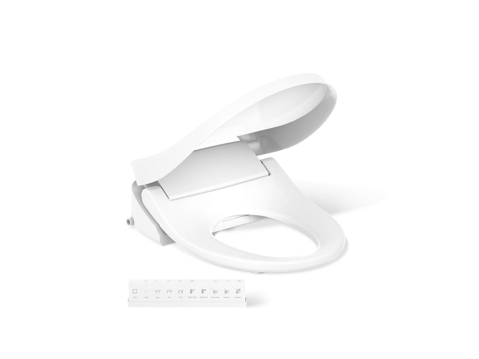 KOHLER K-28118-0 PureWash E815 K-28118 C3 Round-front Bidet Toilet Seat with Remote Control