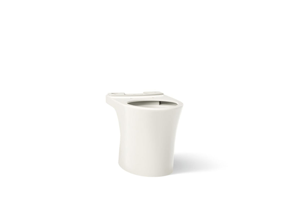 KOHLER K-28121 Veil Elongated toilet bowl with skirted trapway, biscuit