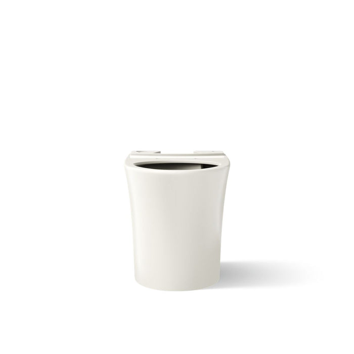 KOHLER K-28121 Veil Elongated toilet bowl with skirted trapway, biscuit - view 4