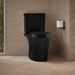 KOHLER K-28121 Veil Elongated toilet bowl with skirted trapway, black black - view 2