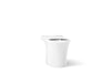 KOHLER K-28121 Veil Elongated toilet bowl with skirted trapway, white
