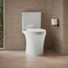 KOHLER K-28121 Veil Elongated toilet bowl with skirted trapway, white - view 2