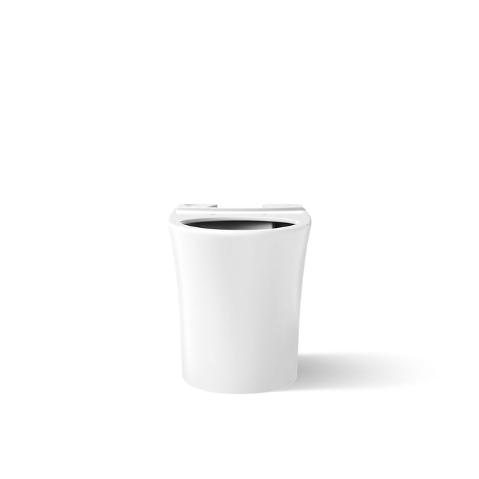 KOHLER K-28121 Veil Elongated toilet bowl with skirted trapway, white - view 4