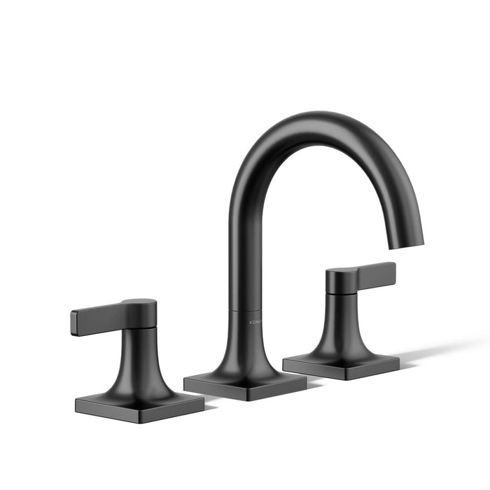 KOHLER K-28125-4N Venza Widespread bathroom sink faucet, 0.5 gpm, matte black - view 4