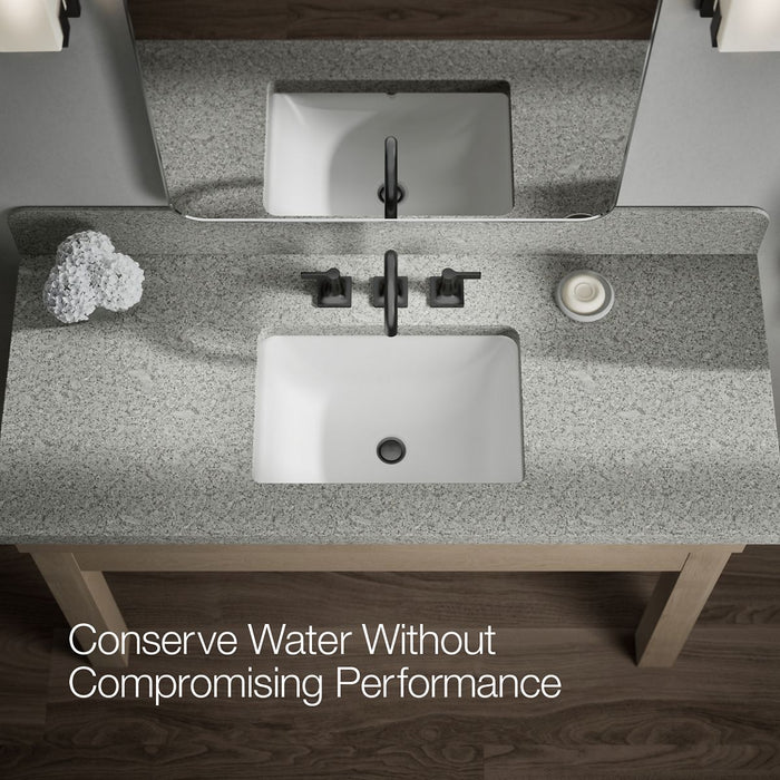 KOHLER K-28125-4N Venza Widespread bathroom sink faucet, 0.5 gpm, matte black - view 5