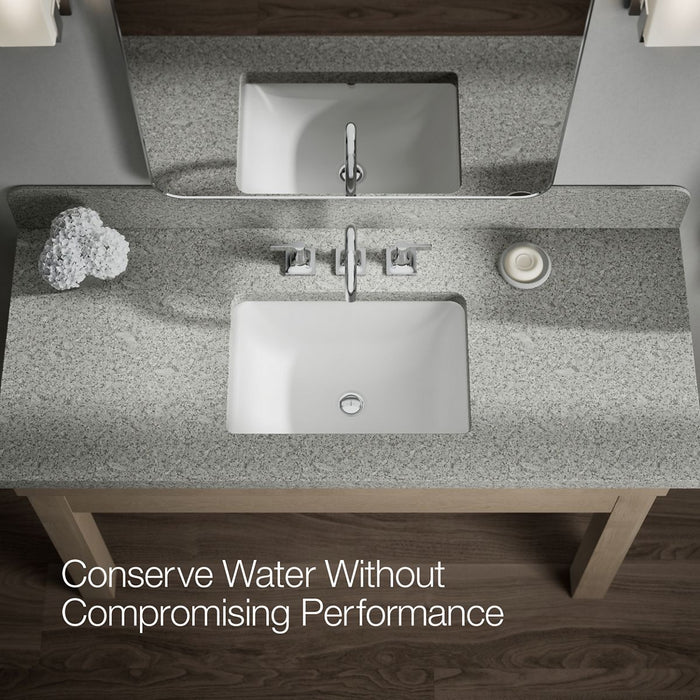 KOHLER K-28125-4N Venza Widespread bathroom sink faucet, 0.5 gpm, polished chrome - view 5