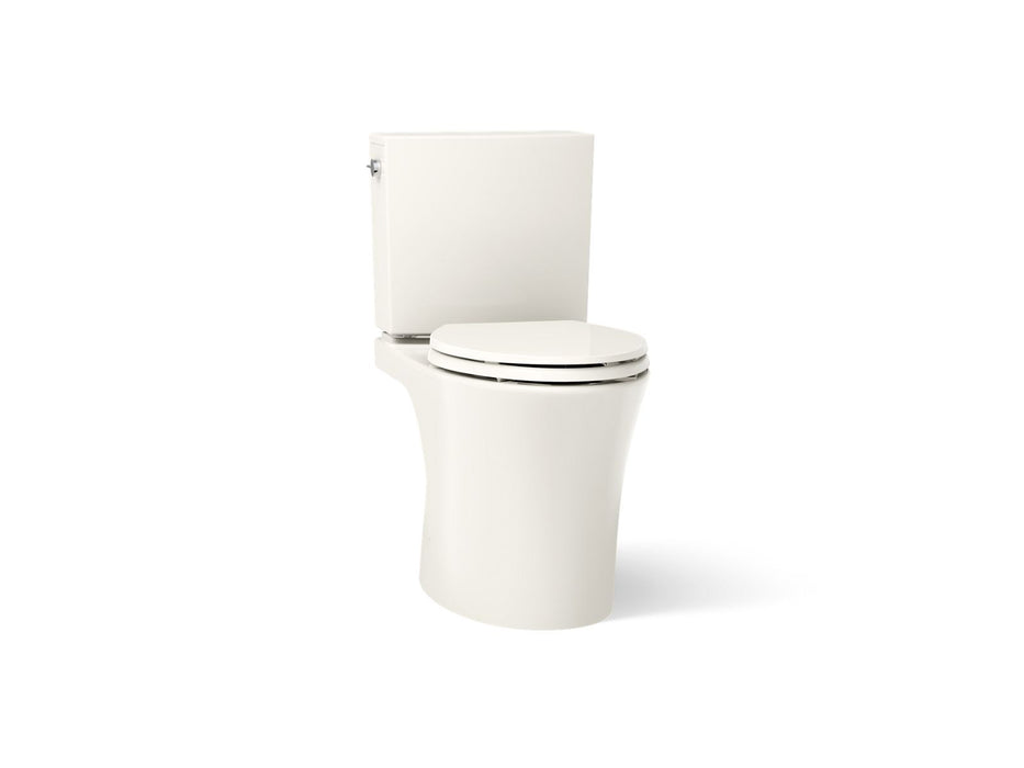 KOHLER K-28161-RA Veil Two-piece elongated toilet with skirted trapway, 1.28 gpf