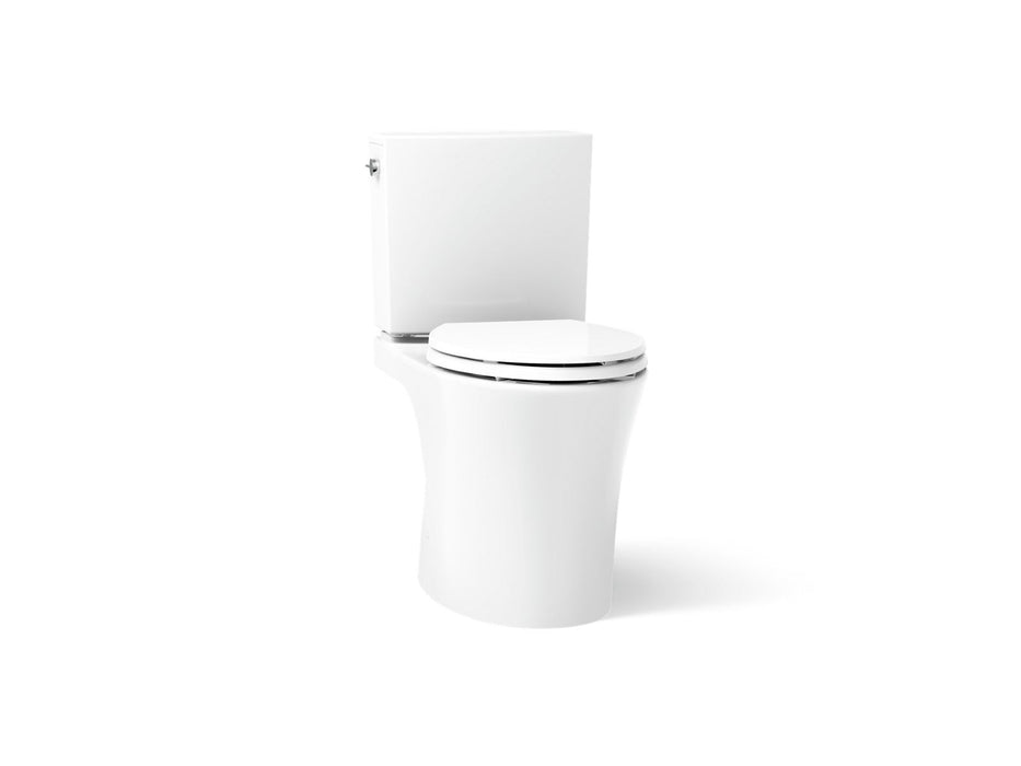 KOHLER K-28161-RA Veil Two-piece elongated toilet with skirted trapway, 1.28 gpf