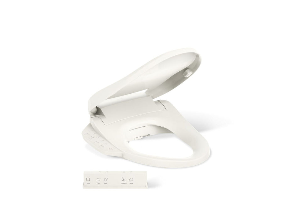 KOHLER K-28229 PureWash Elongated bidet toilet seat with remote control