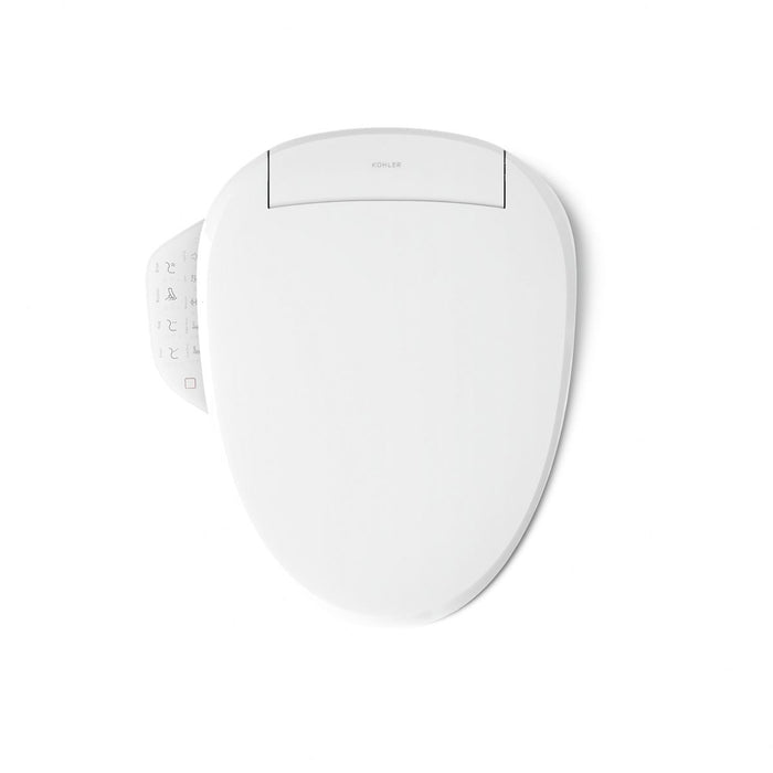 KOHLER K-28229 PureWash Elongated bidet toilet seat with remote control