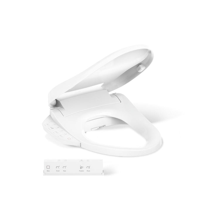 KOHLER K-28229 PureWash Elongated bidet toilet seat with remote control