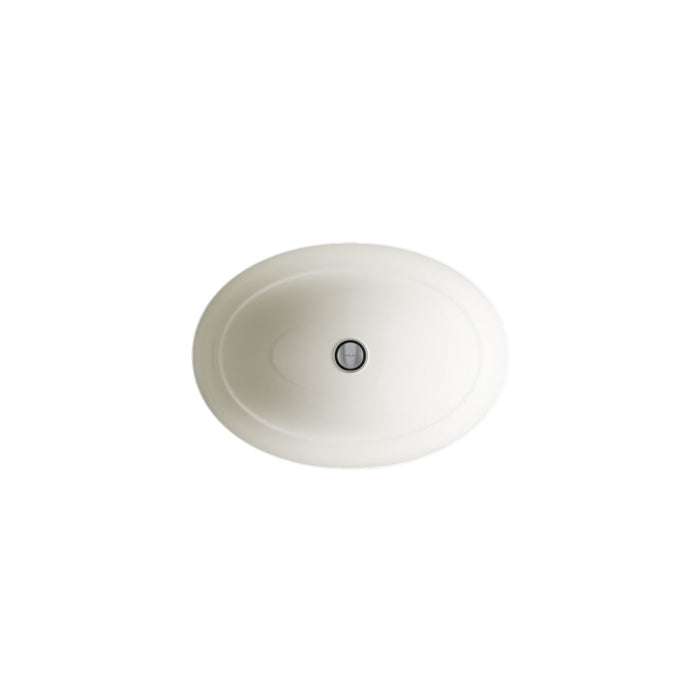 KOHLER K-2824 Serif 20-3/4" oval undermount bathroom sink, no overflow