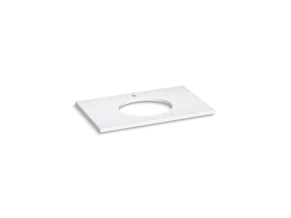 KOHLER K-28251 Silestone 37" quartz vanity top with oval cutout