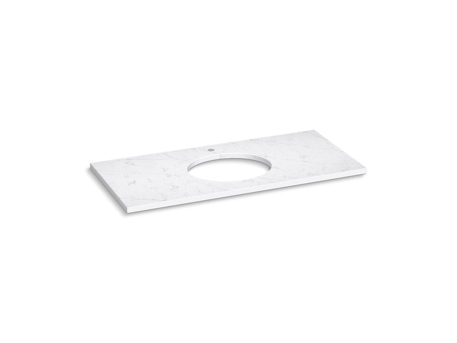 KOHLER K-28254 Silestone 49" quartz vanity top with oval cutout