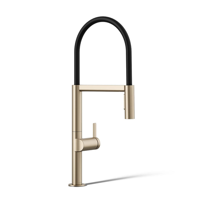 KOHLER K-28267 Components Semi-professional kitchen sink faucet with two-function sprayhead