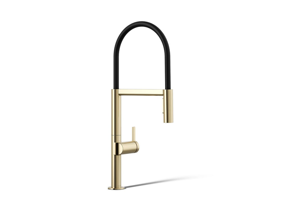 KOHLER K-28267 Components Semi-professional kitchen sink faucet with two-function sprayhead