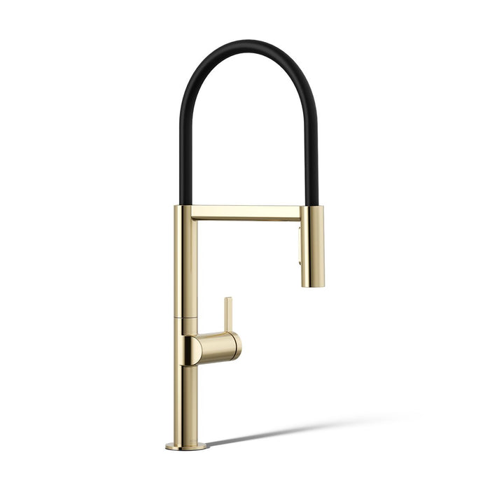 KOHLER K-28267 Components Semi-professional kitchen sink faucet with two-function sprayhead