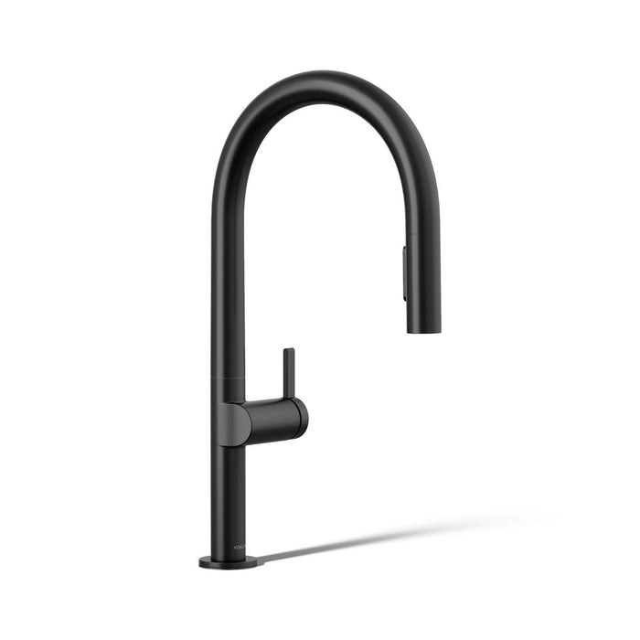 KOHLER K-28268 Components Pull-down kitchen sink faucet with two-function sprayhead