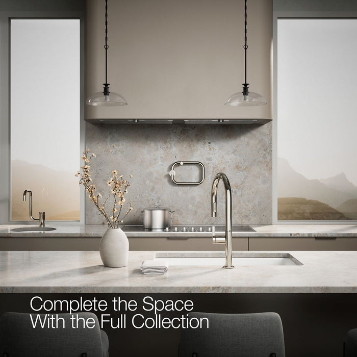 KOHLER K-28268 Components Pull-down kitchen sink faucet with two-function sprayhead