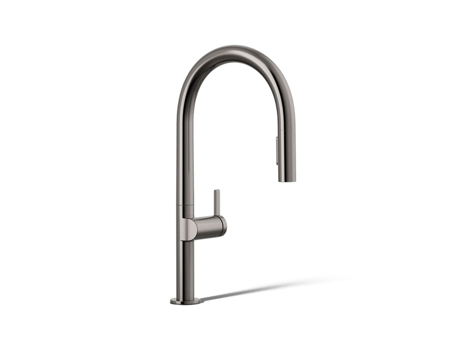 KOHLER K-28268 Components Pull-down kitchen sink faucet with two-function sprayhead