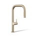 KOHLER K-28269 Components Pull-down kitchen sink faucet with two-function sprayhead, vibrant brushed bronze - view 4