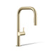 KOHLER K-28269 Components Pull-down kitchen sink faucet with two-function sprayhead, vibrant french gold - view 5