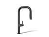 KOHLER K-28271-RT2 Components Touchless pull-down kitchen sink faucet with two-function sprayhead, matte black