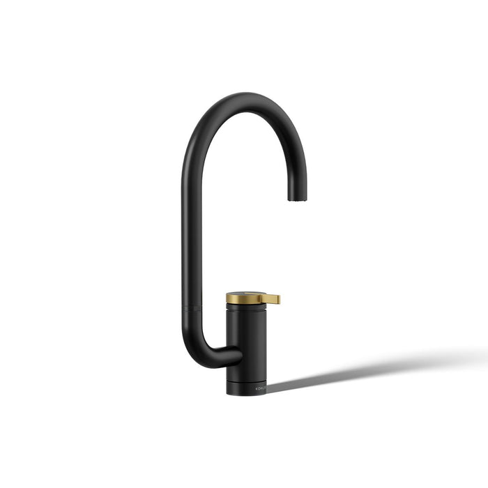 KOHLER K-28277 Components Single-handle bar sink faucet with two-function extended-reach spout