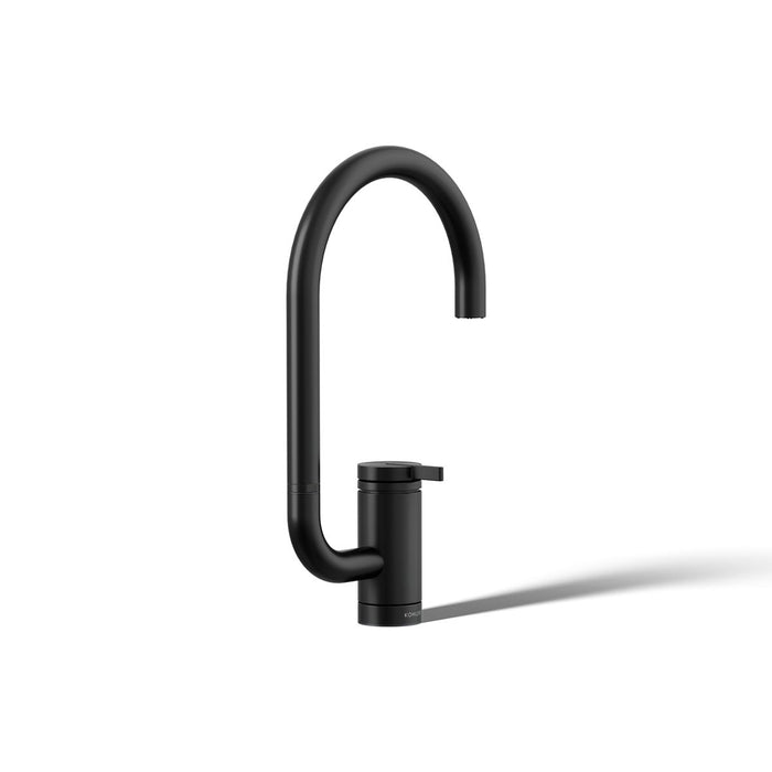 KOHLER K-28277 Components Single-handle bar sink faucet with two-function extended-reach spout